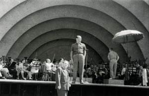 Erich Korngold and Jan Kierapura at The Hollywood Bowl - 1941